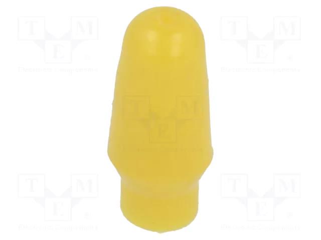 Cap; MTA; push-in; PVC; Body: yellow; Illumin: none KNITTER-SWITCH C1108