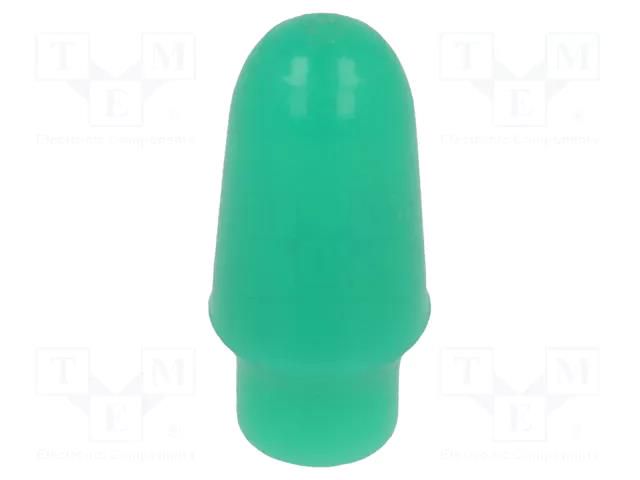 Cap; MTA; push-in; PVC; Body: green; Illumin: none KNITTER-SWITCH C1106