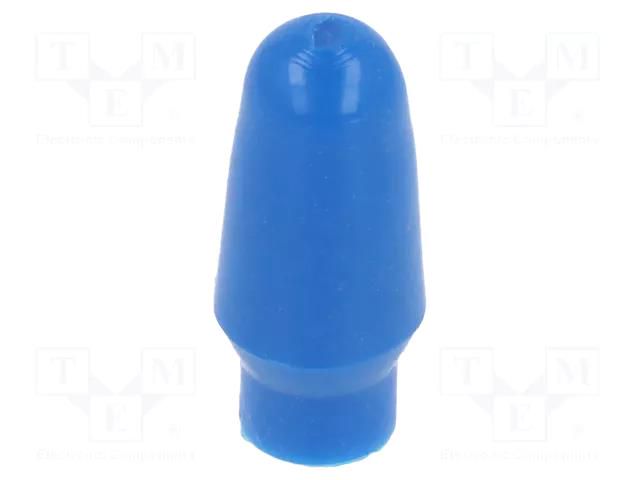 Cap; MTA; push-in; PVC; Body: blue; Illumin: none KNITTER-SWITCH C1104