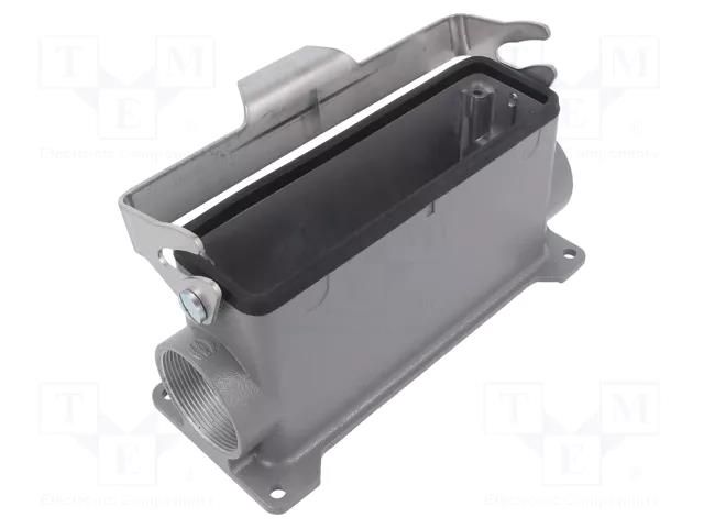 Enclosure for connectors: HDC; size L32B; Han® B; IP65; straight HARTING 19301320275ML