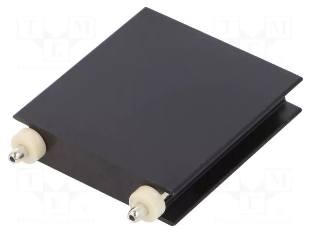 Heatsink: extruded; flat; SOT93,TO218,TO220,TO247,TOP3; black SEIFERT ELECTRONIC KL-210/38.1/SW/I/O