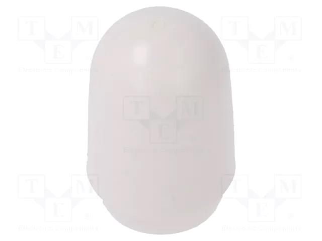 Cap; MTG; push-in; PVC; Body: white; Illumin: none KNITTER-SWITCH C2110