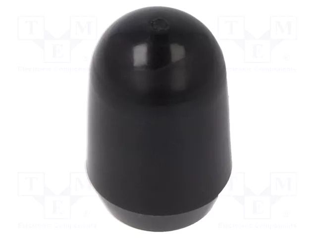 Cap; MTG; push-in; PVC; Body: black; Illumin: none KNITTER-SWITCH C2105