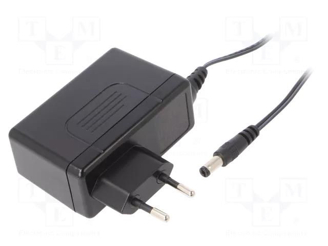 Power supply: switching; mains,plug-in; 48VDC; 60W; Out: 5,5/2,1 MEAN WELL GSV60E48-P1J