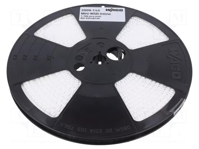 Markers for rail connectors; 5mm; white WAGO WAGO-2009145