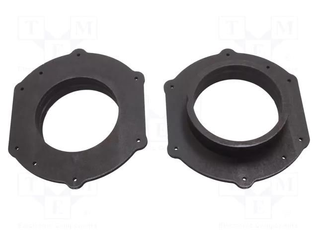 Spacer ring; MDF; 165mm; Audi; impregnated; 2pcs. BASSER D.MDF.AUDI015