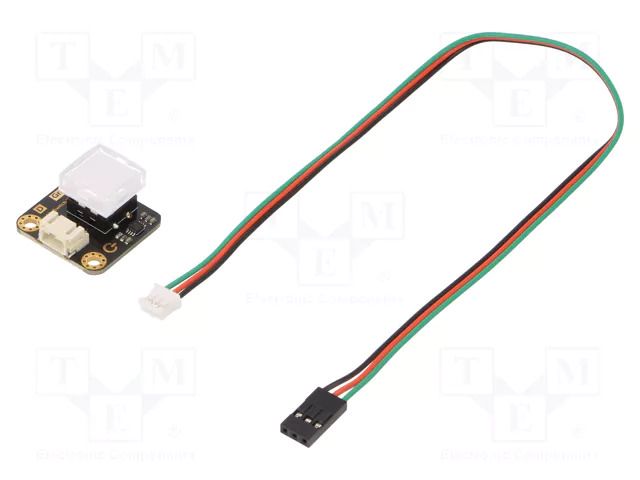 Module robotics: button; Gravity; 3.3÷5VDC; digital; 27x26.5mm DFROBOT DF-DFR0789-W
