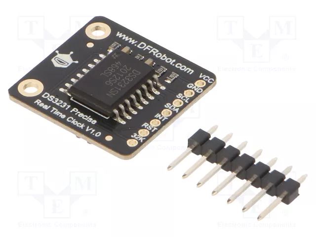 Module robotics: RTC; DS3231; I2C; 22.5x21mm; Size: CR1220 DFROBOT DF-DFR0819