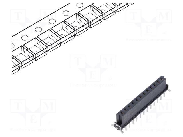 Connector: PCB to PCB; socket; female; PIN: 12; har-flex® Power HARTING 15620122701333