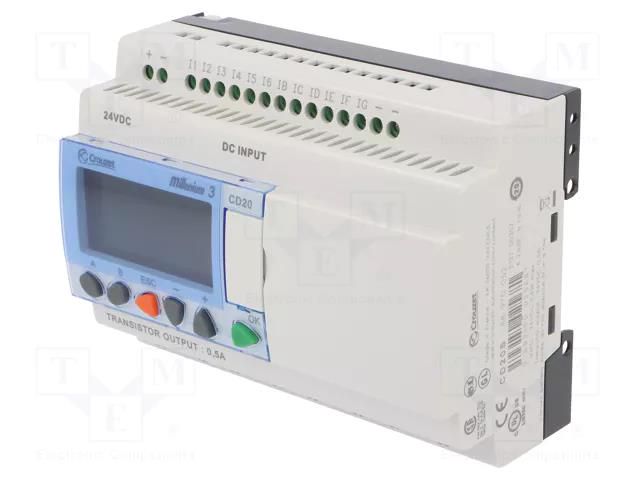 Programmable relay; IN: 12; OUT: 8; Millenium 3 Essential; IP20 CROUZET CROUZET-88970052