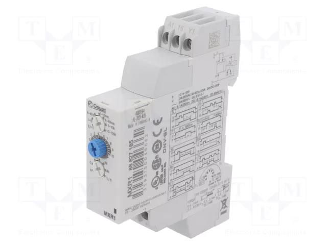 Timer; 0,1s÷100h; SPDT; 250VAC/8A; Usup: 24÷240VAC; 24VDC; -20÷60°C CROUZET CROUZET-88827185