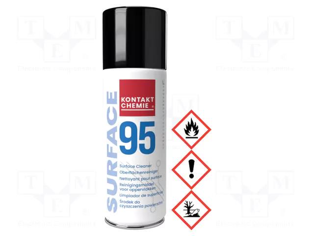 Cleaning agent; SURFACE95; 200ml; spray; can; colourless KONTAKT CHEMIE 95/200