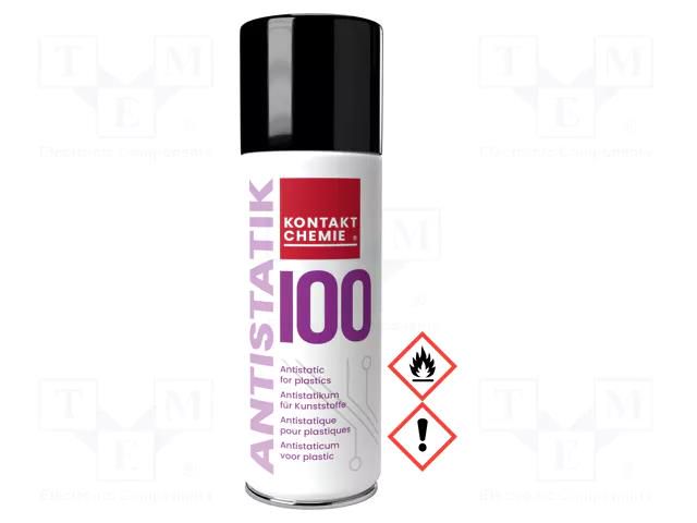 Antistatic preparation; ESD; 200ml; can; spray; colourless KONTAKT CHEMIE 100/200