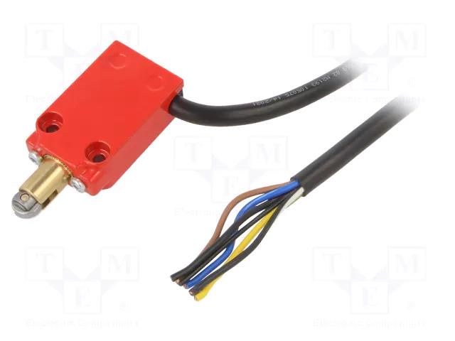 Limit switch; metal roller Ø10mm; NO + NC; 10A; max.250VAC; 1m CROUZET CROUZET-83871101