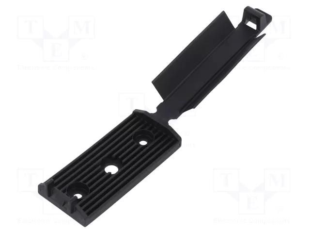 Screw mounted clamp; polyamide; black HELLERMANNTYTON FKH50-PA66HIR-BK