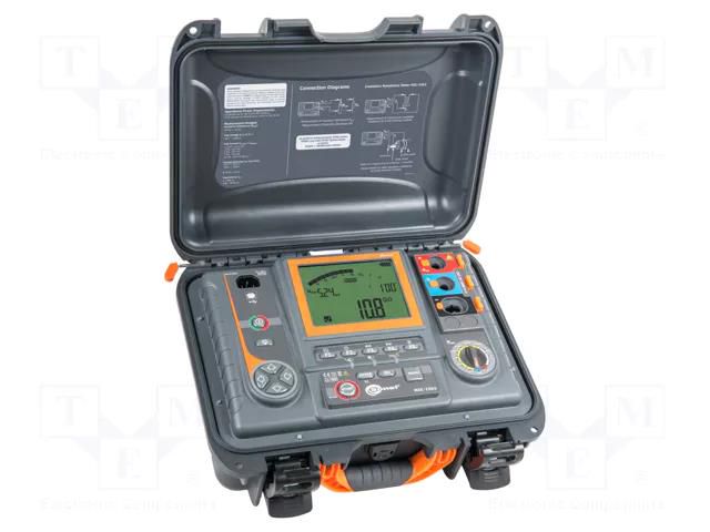 Meter: insulation resistance; LCD; 0÷999nF,1÷49.99uF; IP67 SONEL MIC-15K1-ENG
