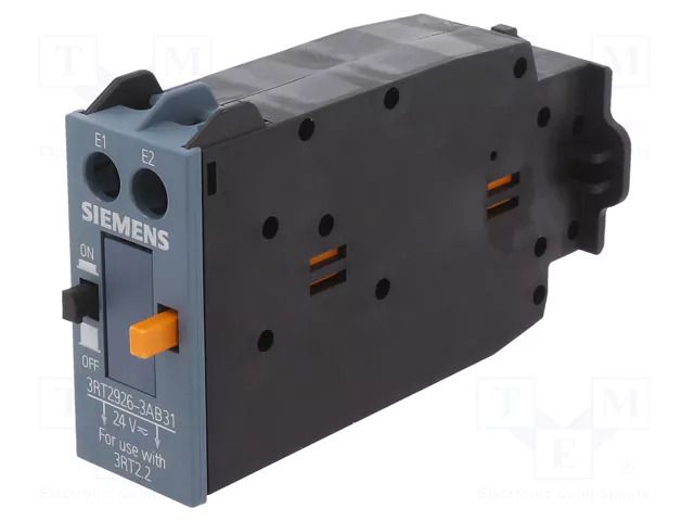 Latching block; Size: S0; Leads: screw terminals; front; 3RT20 SIEMENS 3RT2926-3AB31