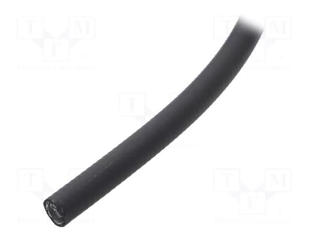 Protective tube; Size: 12; galvanised steel; black; HelaGuard LTS HELLERMANNTYTON LTS12-GS/PVC-BK