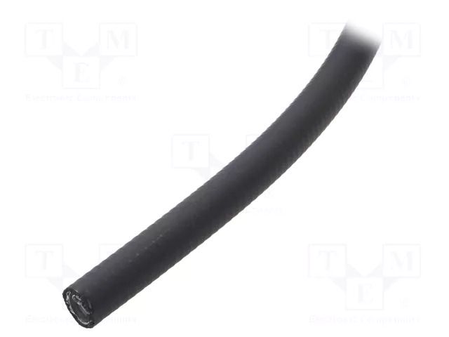 Protective tube; Size: 12; galvanised steel; black; HelaGuard LTS HELLERMANNTYTON LTS12-GS/PVC-BK