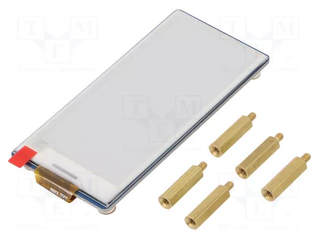 Display: e-paper; 2.9"; 296x128; Window dimensions: 66.89x29.05mm WAVESHARE WSH-19408