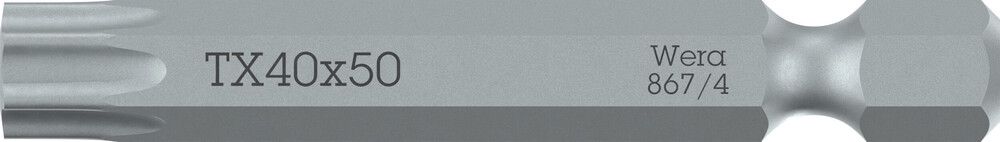 867/4 Z TORX® bits, TX 10x50, Wera 05060132001