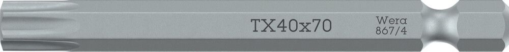 867/4 Z TORX® bits, TX 10x70, Wera 05060100001
