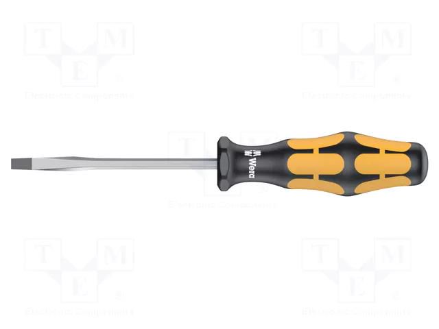 Screwdriver; for impact,assisted with a key; slot; 3.5x0.6mm WERA WERA.05018260001