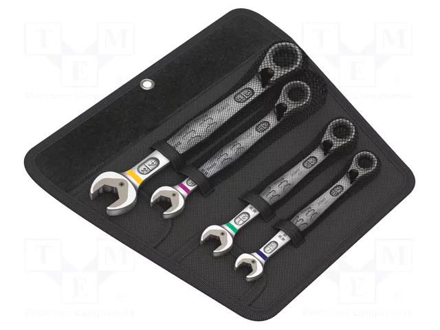 Wrenches set; 1/2",3/4",7/16",9/16"; Joker 6001; with switch WERA WERA.05020092001