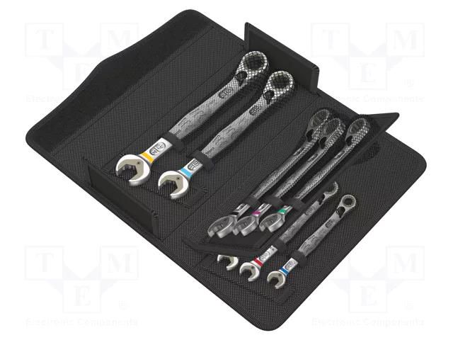 Wrenches set; inch,combination spanner,with ratchet; 8pcs. WERA WERA.05020093001