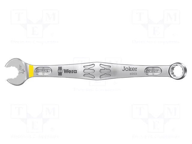 Wrench; inch,combination spanner; 1/4"; steel; Joker 6003; 105mm WERA WERA.05020220001