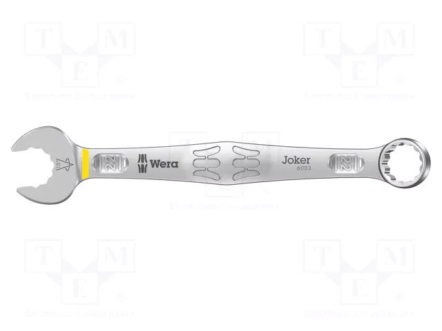 Wrench; combination spanner; 22mm; steel; Joker 6003; L: 260mm WERA WERA.05020502001