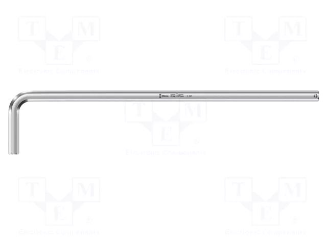 Wrench; Hex Plus key,spherical; HEX 5mm; Overall len: 160mm WERA WERA.05022122001
