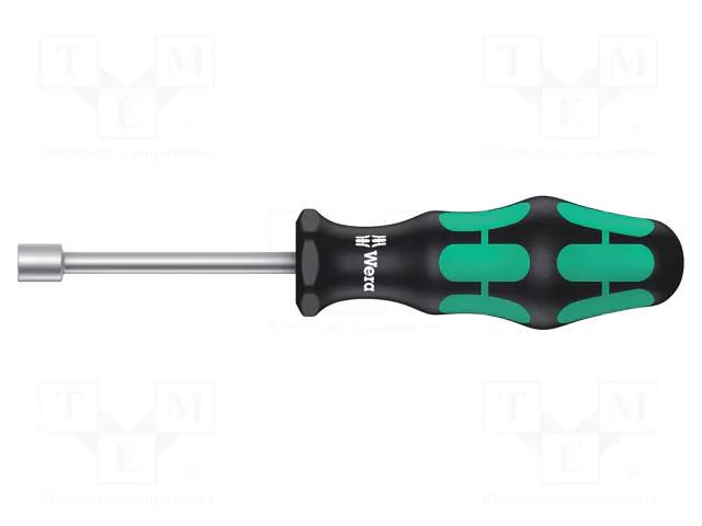 Screwdriver; 6-angles socket; HEX 7mm; deep; Blade length: 90mm WERA WERA.05029463001