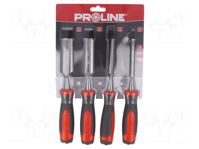 Kit: chisels; 4pcs. PROLINE PRE-19142