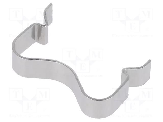Retaining spring; L: 17.5mm; H: 11.2mm; natural SEIFERT ELECTRONIC KC-196/SOT-32