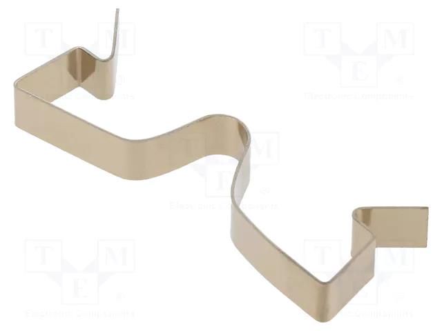 Retaining spring; L: 44mm; H: 16.3mm; natural SEIFERT ELECTRONIC KC-195