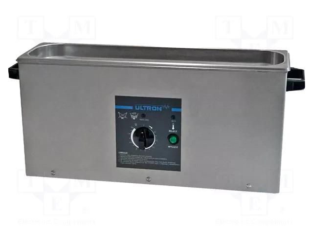 Ultrasonic washer; 480x115x70mm; 40kHz; max.55°C; 230VAC; 4l ULTRON U-506