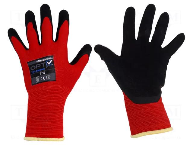 Protective gloves; Size: 11,XXL; red; polyester; Opty WONDER GRIP OP-280RR-XXL/11