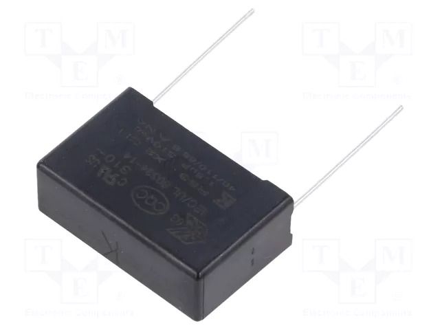 Capacitor: polypropylene; X2; R53; 1.5uF; 310VAC; 32x20x11mm; ±10% KEMET R533R415050P0K