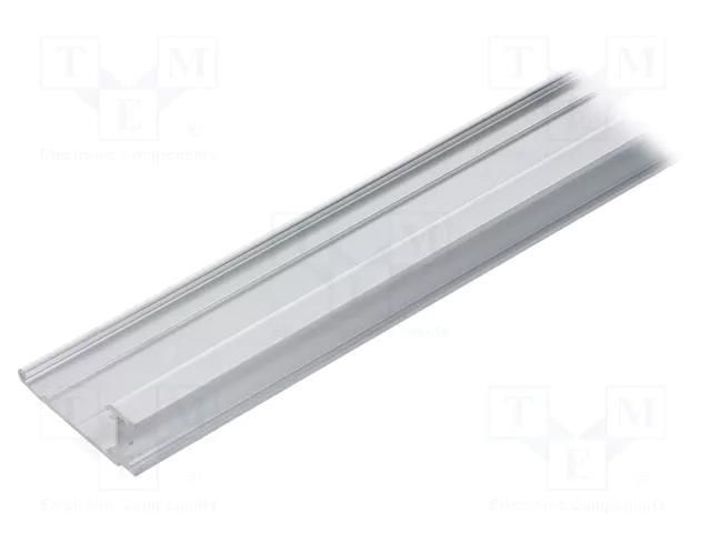 Profiles for LED modules; natural; L: 2m; WALLE12; aluminium TOPMET TOP-WALLE12-2M