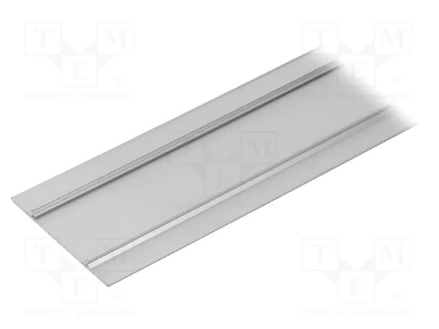 Cover; silver; 2m; aluminium; for profiles; WALLE12 TOPMET TOP-B8040020