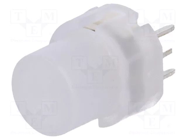 Switch: push-button; Pos: 2; SPST-NO; 0.01A/35VDC; LED; green; THT C&K D6RLPGF1LFS