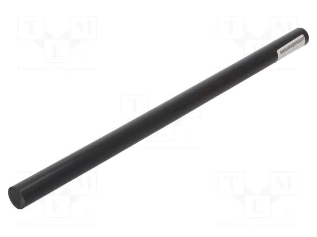 Rod; Ø: 25mm; L: 500mm; black; extruded; Length tolerance: 0; +1mm MITSUBISHI CHEMICAL ADV. MATERIALS 22011292B025050000