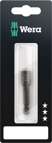 869/4 M SB Nutsetters, magnetic, 1 x 6.0x50.0, Wera 05073501001