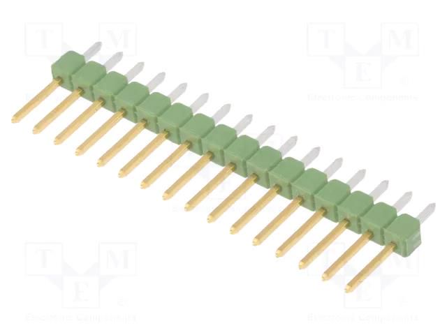Connector: pin strips; pin header; male; PIN: 16; AMPMODU MOD II TE Connectivity 1-826629-6