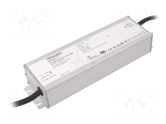 Power supply: switching; LED; 200W; 24VDC; 832÷8330mA; 100÷277VAC TRIDONIC 28003298