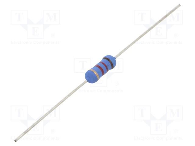 Resistor: metal oxide; 1.2kΩ; 1W; ±5%; Ø3.5x10mm; -55÷155°C TE Connectivity ROX1SJ1K2