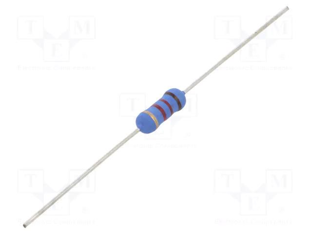 Resistor: metal oxide; 1.2kΩ; 1W; ±5%; Ø3.5x10mm; -55÷155°C TE Connectivity ROX1SJ1K2