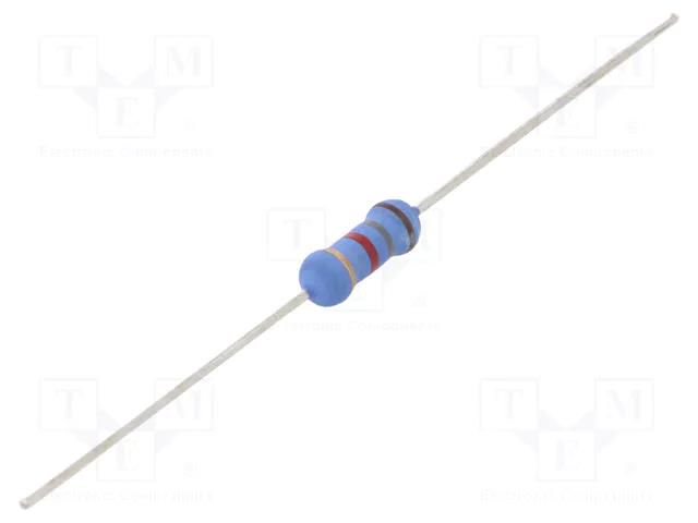 Resistor: metal film; THT; 1.8kΩ; 1W; ±5%; axial TE Connectivity ROX1SJ1K8