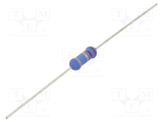 Resistor: metal oxide; 2.2Ω; 1W; ±5%; Ø3.5x10mm; -55÷155°C TE Connectivity ROX1SJ2R2